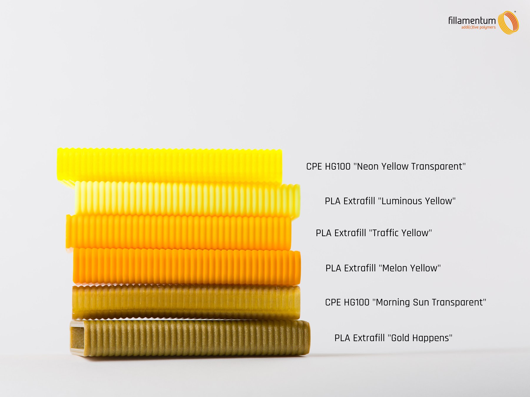 Gama colores Fillamentum amarillo